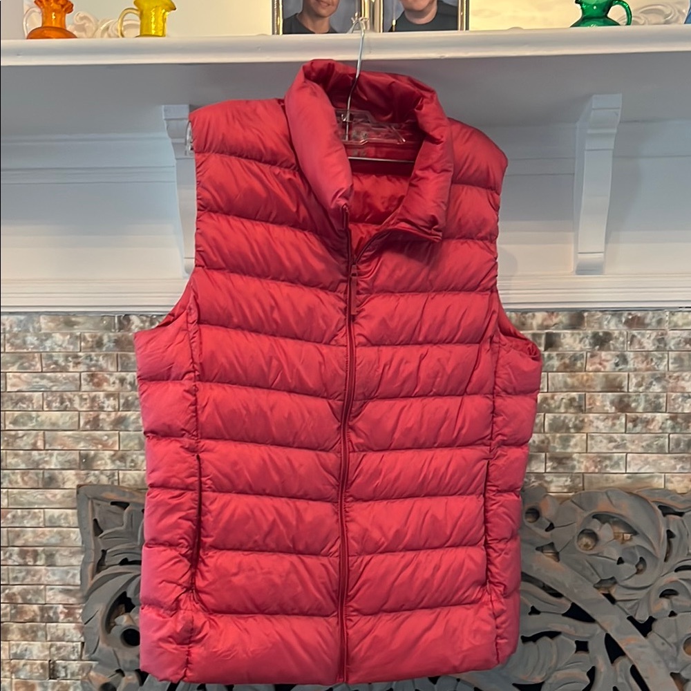 Uniqlo Pink Puffer Vest
